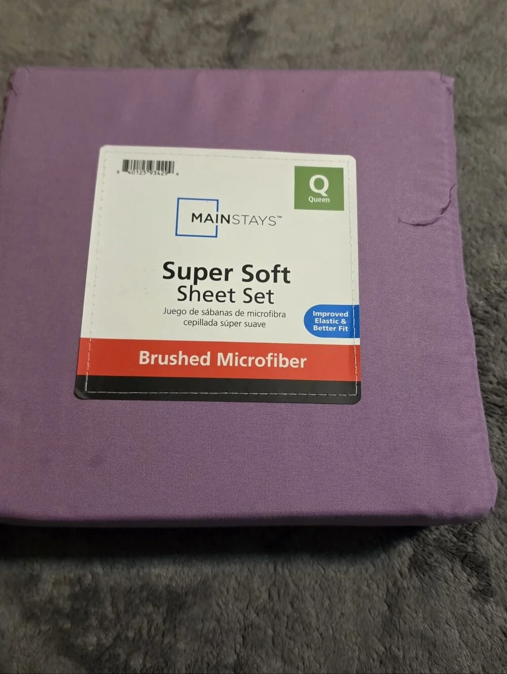Mainstays Super Soft Brushed Microfiber Bed Sheet Set